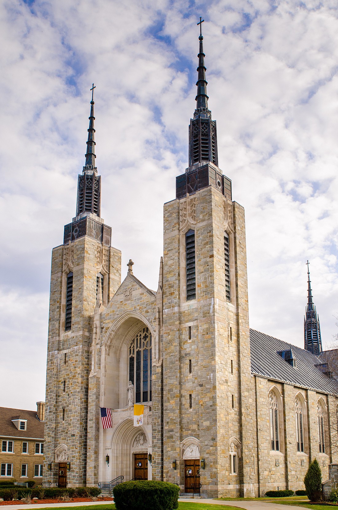 This is an undated photo of St. Mary's Cathedral in Ogdensburg, N.Y. The Diocese of Ogdensburg filed for Chapter 11 bankruptcy July 17, 2023, making it the sixth of the state's eight dioceses to do so in response to a wave of sexual abuse lawsuits permitted by New York's Child Victims Act. The law extended the statute of limitations for a period of time to allow abuse claims from decades ago to be filed. (OSV News photo/courtesy North Country Catholic)