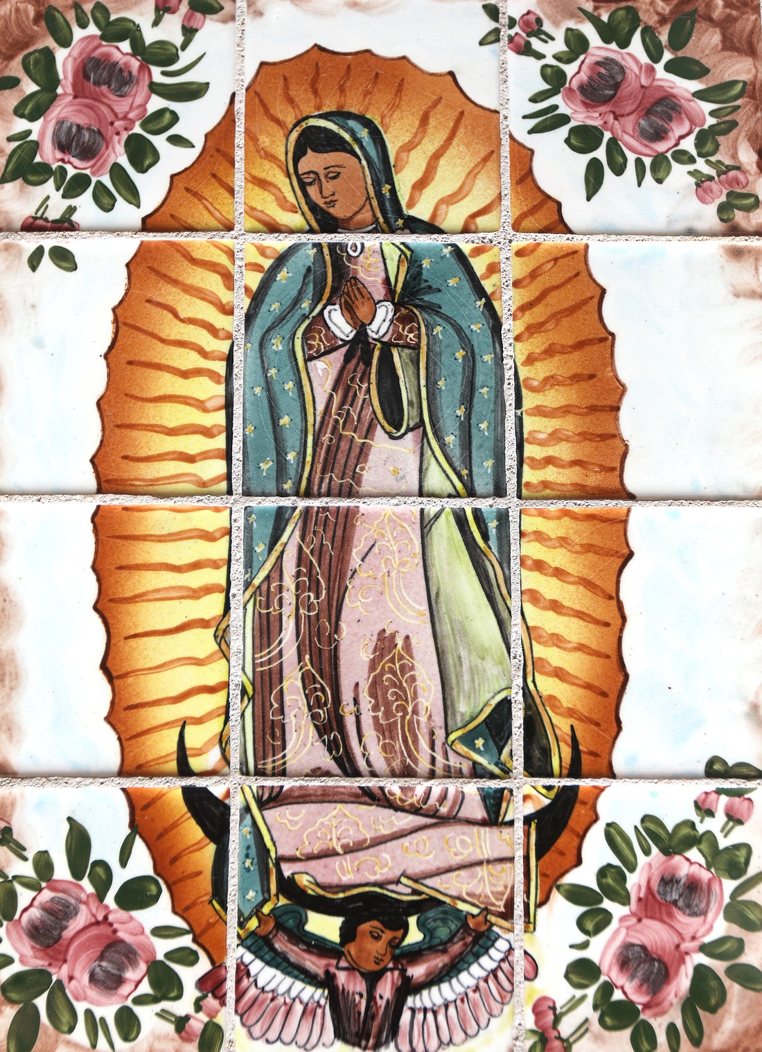An image of Our Lady of Guadalupe is seen at San Xavier del Bac Mission in Pima County, Ariz., outside Tucson, May 28, 2023. (OSV News photo/Bob Roller)