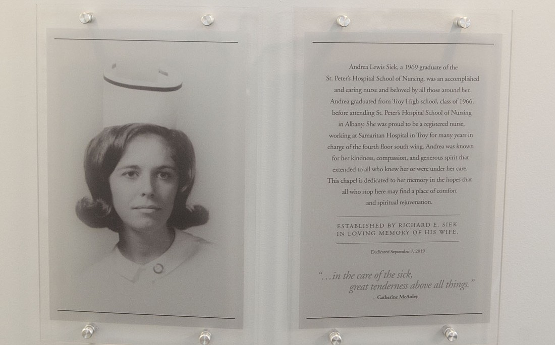 In recognition of a $3.5 million gift – the largest in the college’s 65-year history – Maria College has named its nursing school the Andrea Lewis Siek School of Nursing on Dec. 8. The gift was made by Richard E. Siek to honor his late wife. (Evangelist file photo)