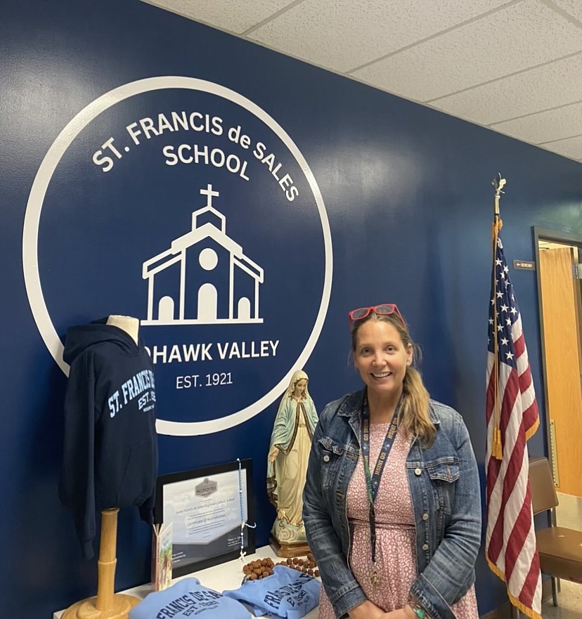 Nellie Criqui, who takes over as director of  St. Francis de Sales Early Childhood Learning Center from Rebecca Marzeski and Erin View, said:, “They passed the torch to me, and I’m glad to do it.” (Photo provided)
