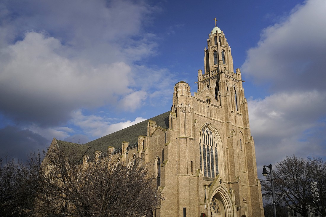 St. Agnes Cathedral in Rockville Centre, N.Y., is seen Jan. 1, 2024. The Diocese of Rockville Centre has agreed to a $323 million settlement with abuse survivors. (OSV News photo/Gregory A. Shemitz)