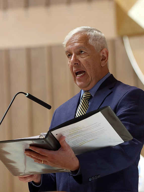 Edgar Acevedo, cantor, sings during the 52nd Annual Diocesan Marriage Jubilee Celebration at Christ Our Light Church on Sept. 29. (Tom Killips photo)