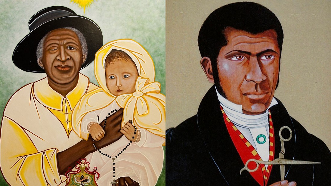 Servant of God Julia Greeley (c. 1840-1918) and Venerable Pierre Toussaint (1766-1853)are two Black Catholics now being considered for canonization. (OSV photos)