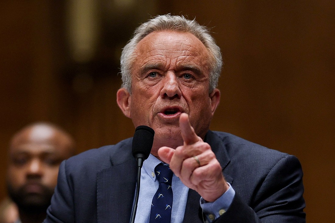 Health and Human Services Secretary Robert F. Kennedy Jr., testifies before a Senate Health, Education, Labor & Pensions Committee hearing on the Department of Health and Human Services budget, on Capitol Hill in Washington, May 14, 2025. Citing the "new data" of the Ethics and Public Policy Center study on May 14, Kennedy ordered a review of mifepristone, the first medication in a medical abortion. (OSV News photo/Leah Millis, Reuters)