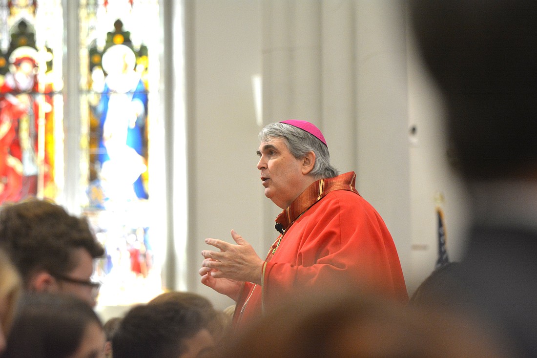 Bishop Michael W. Fisher of Buffalo, N.Y., is seen in this Sept. 19, 2023, file photo. The Buffalo Diocese announced June 9, 2025, it wants its parishes to contribute a total of $80 million toward the $150 million it agreed to pay in April to settle over 800 claims of sexual abuse. (OSV News photo/courtesy Diocese of Buffalo)