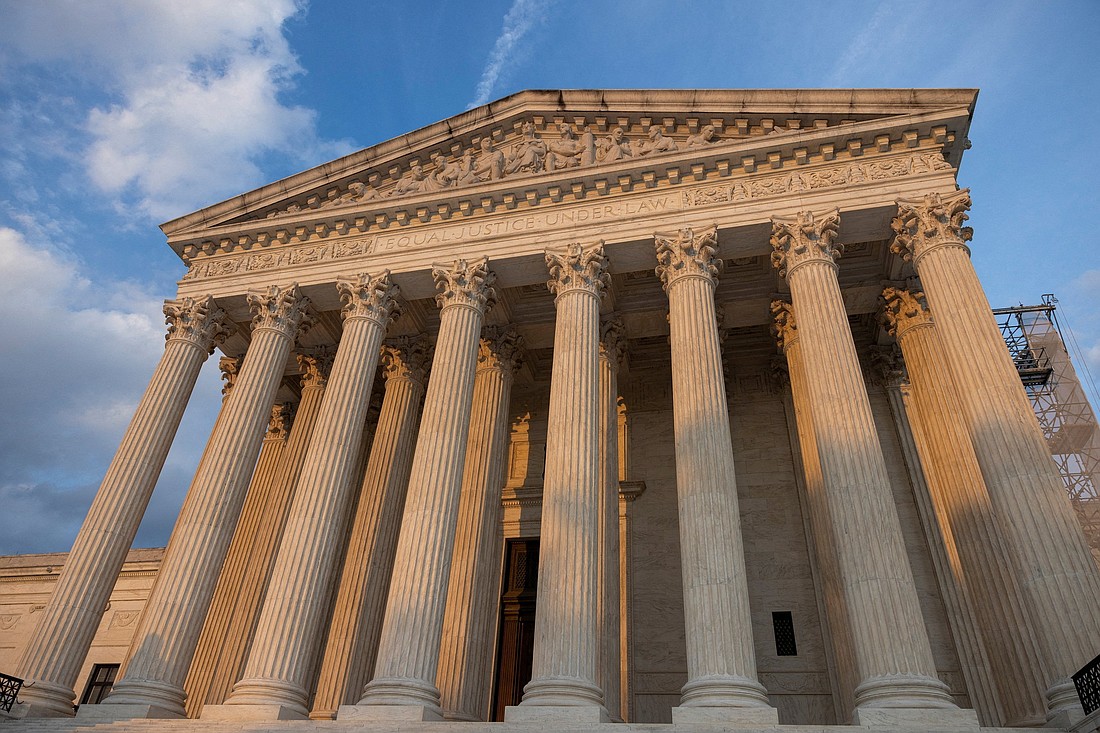 The U.S. Supreme Court in Washington is seen July 19, 2024. The court said June 16, 2025, it will hear an appeal from a group of faith-based pregnancy centers in New Jersey challenging an investigation by that state's attorney general alleging they misled people about their services and seeking information about their donors. (OSV News photo/Kevin Mohatt, Reuters)
