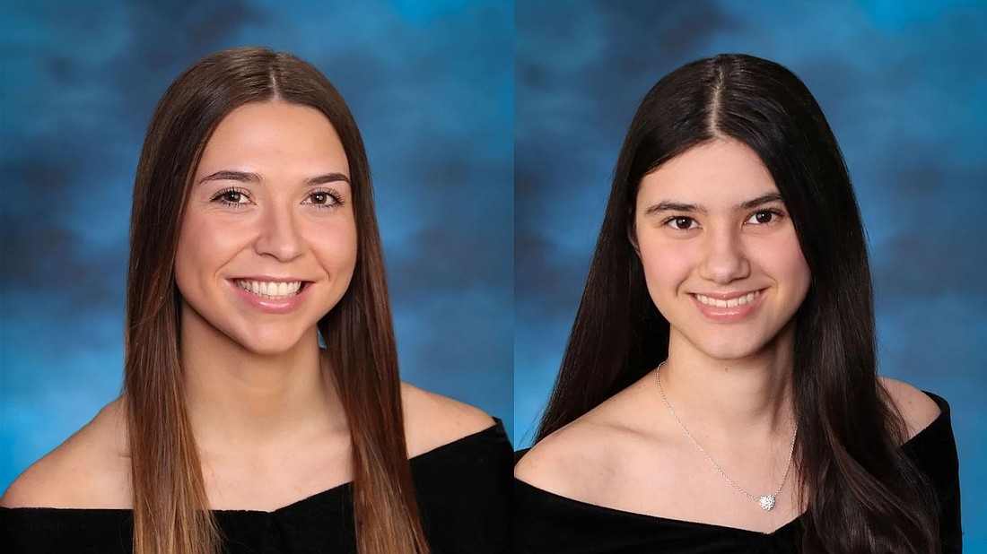 Catholic Central School Valedictorian Macey Burns and Salutatorian Isabella Lape