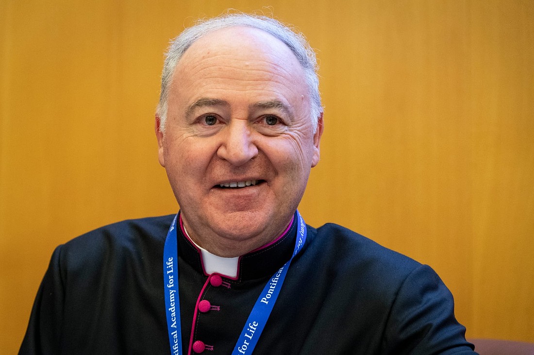 Msgr. Renzo Pegoraro, pictured in this undated photo, was named president of the Pontifical Academy for Life by Pope Leo XIV May 27, 2025. (CNS photo/courtesy Foto Siciliani, Pontifical Academy for Life) Editors: Best quality available