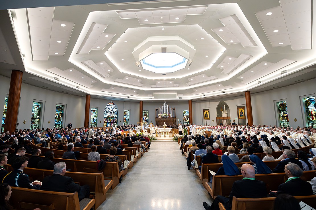 The Installation Mass of Bishop Mark O'Connell was held bat St. Edward the Confessor in Clifton Park on Friday, December 5, 2025. (Patrick Dodson photo)
