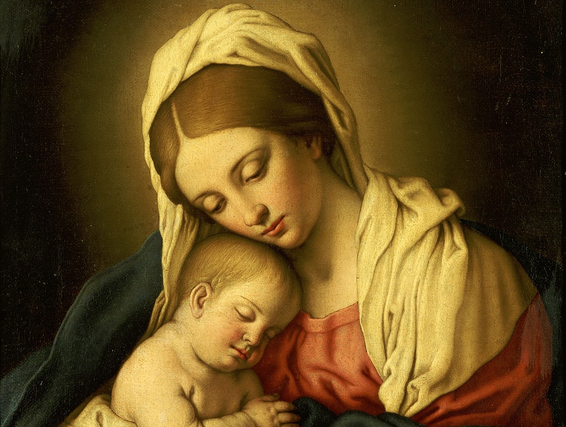 This is a 17th century painting titled "The Madonna and Child" by Sassoferrato, Il (Giovanni Battista Salvi). The feast of the Nativity of Christ, a holy day of obligation, is celebrated Dec. 25.  Editors: For editorial use in print and online through Feb. 26, 2026. No use is permitted after Jan. 20, 2025. (OSV News photo/Bridgeman)