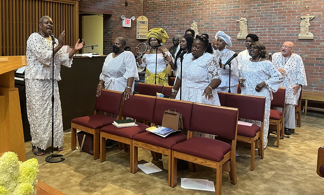 Staff Writer Emily Benson encourages all Catholics to attend a Mass at the Black Catholic Apostolate in Menands, saying, “It was revitalizing to see a community so alive in their faith, and alive for being together.” (Emily Benson photo)