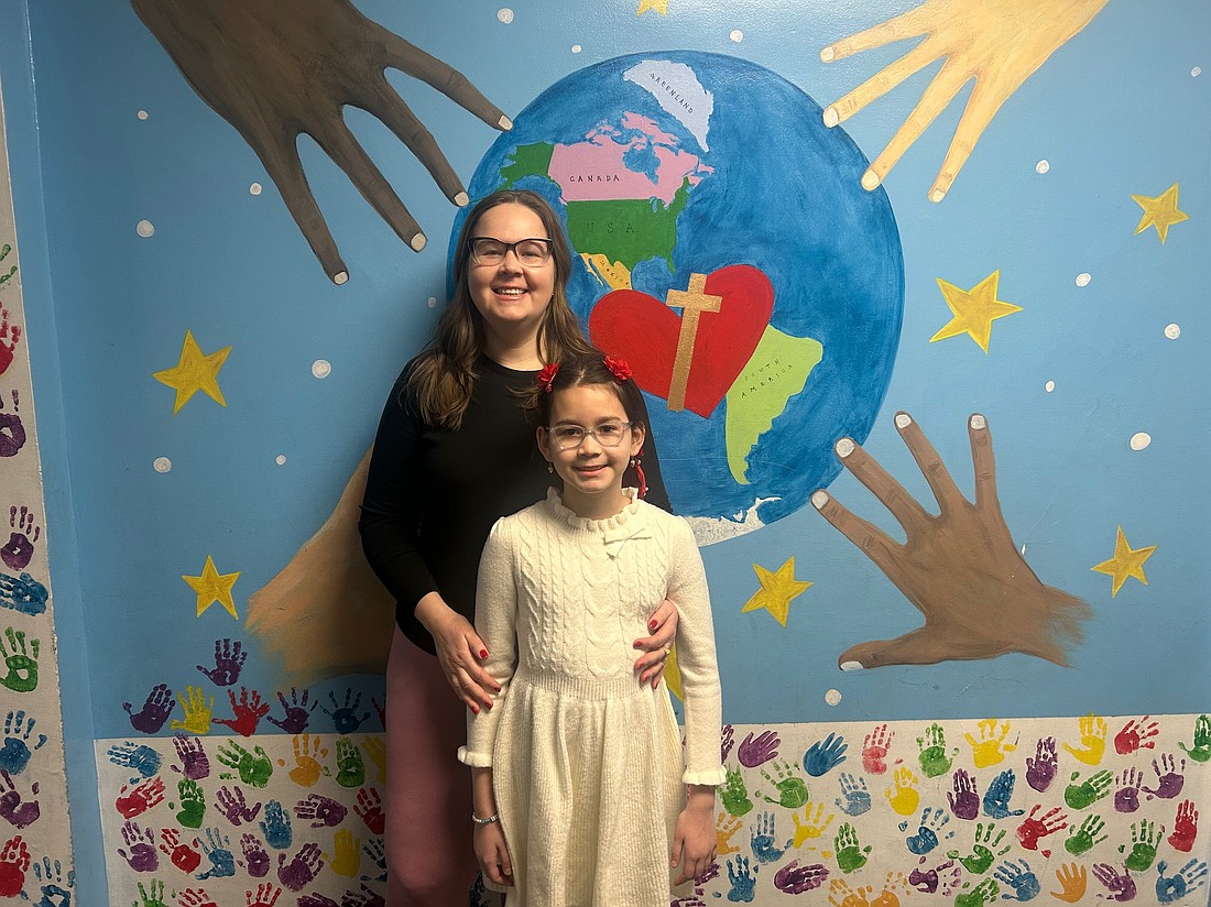 Eva Danilova Estefani and her mother, Anna, will travel to Frankfurt, Germany, from April 28-May 6 to take part in the Hi-Lingua International Language Competition in Spanish. (Mike Matvey photo)