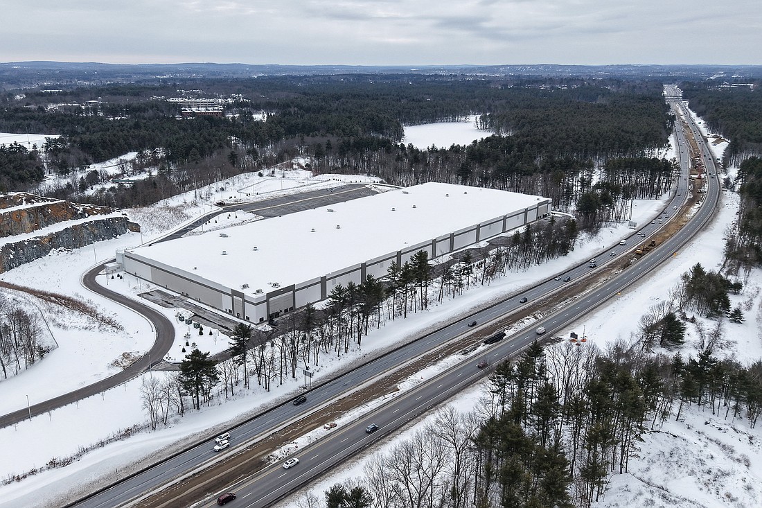 A drone view of a warehouse that U.S. Immigration and Customs Enforcement (ICE) plans to convert into a regional processing center for immigration detainees in Merrimack, N.H., Feb. 14, 2026. On Feb. 20, 2026, Bishop Brendan J. Cahill, chair of the U.S. Catholic bishops' Committee on Migration, condemned the plan for constructing eight mega-detention centers for mass detention of immigrants, including families, it wants to deport (OSV News photo/CJ Gunther, Reuters)