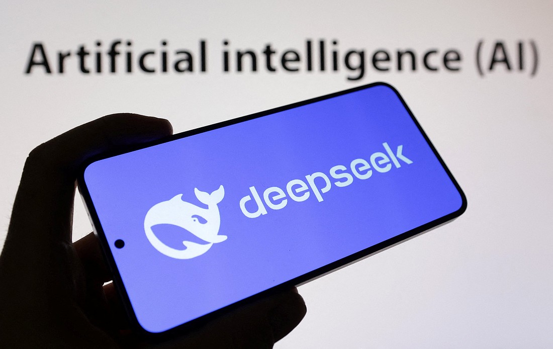 The Deepseek logo and words reading "Artificial Intelligence AI" are seen in this Jan. 29, 2025, illustration. (OSV News illustration/Dado Ruvic, Reuters)