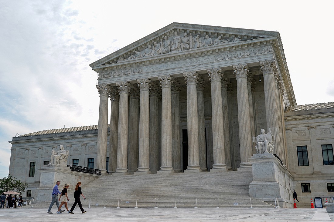 The U.S. Supreme Court is seen in Washington in this file photo. (OSV News photo/Elizabeth Frantz, Reuters)