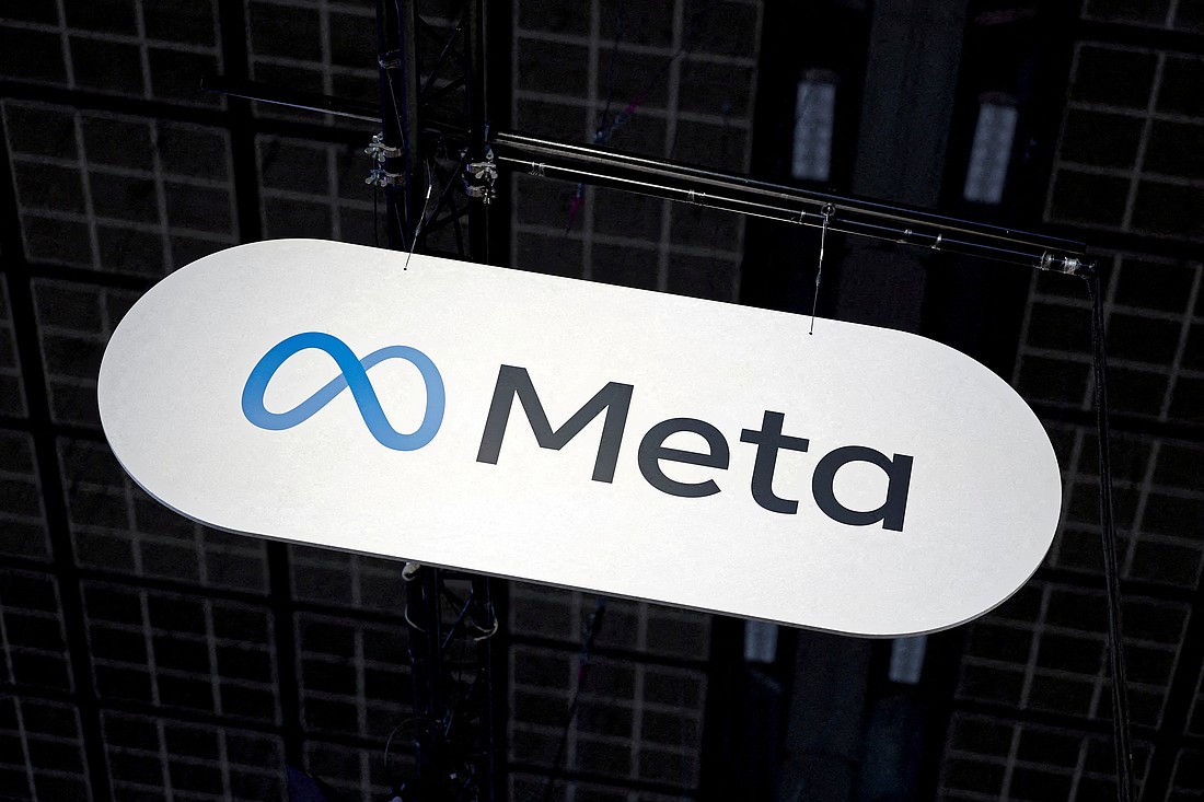 The logo of Meta is seen during the Viva Technology conference dedicated to innovation and startups at Porte de Versailles exhibition center in Paris June 12, 2025. (OSV News photo/Benoit Tessier, Reuters)