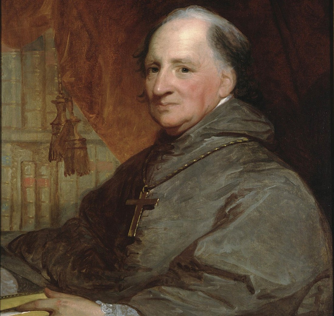 Baltimore Archbishop John Carroll seen in a painting by Gilbert Stuart. (OSV News  photo/courtesy of Georgetown University Library, Special Collections Research Center)