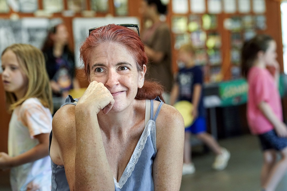 Camp director Diane McNamara reflects on Camp Scully on Aug. 4 at Camp Scully in Wynantskill. (Cindy Schultz photo for The Evangelist)