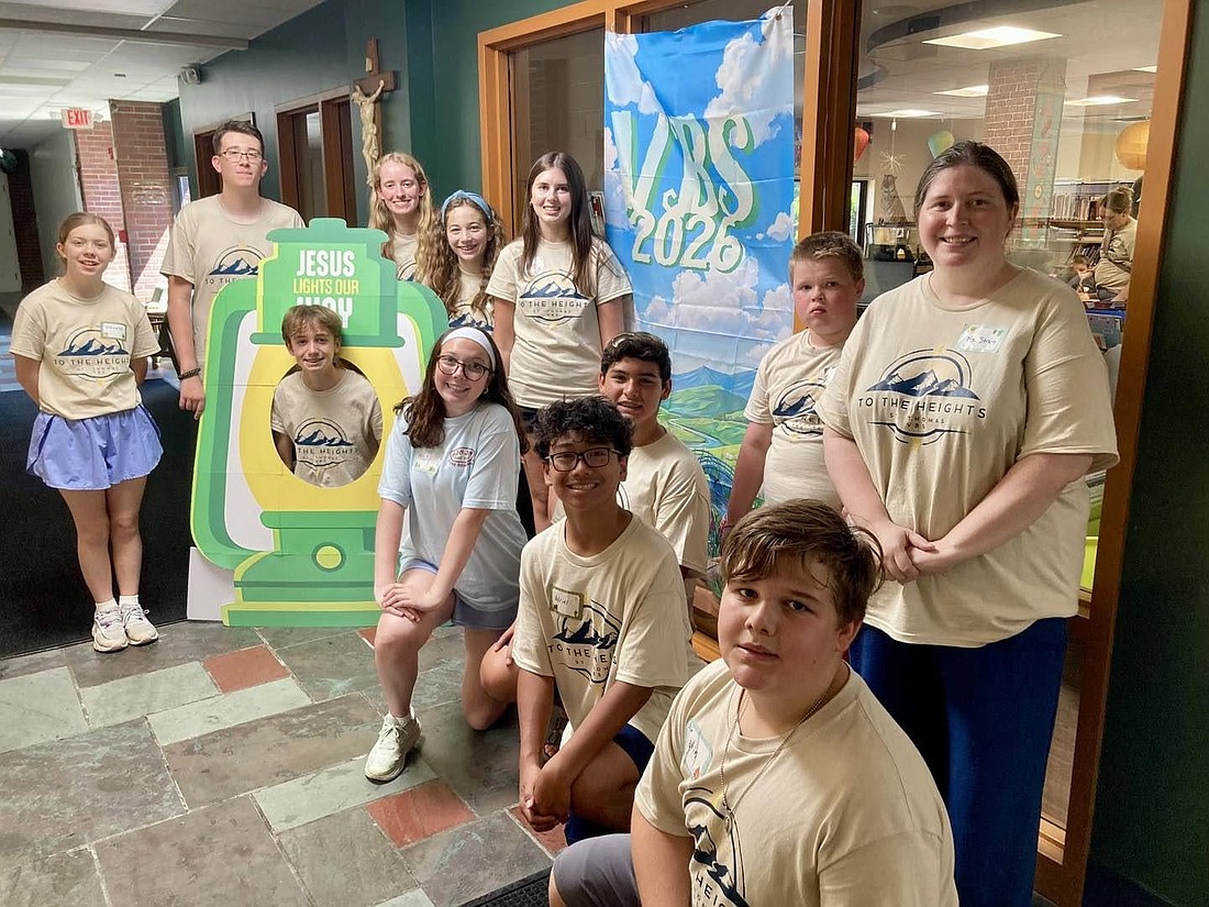 St. Thomas the Apostle School in Delmar recently hosted the “To the Heights” Vacation Bible School, a week inspired by the life and joyful witness of Saint Pier Giorgio Frassati. (Photo provided)