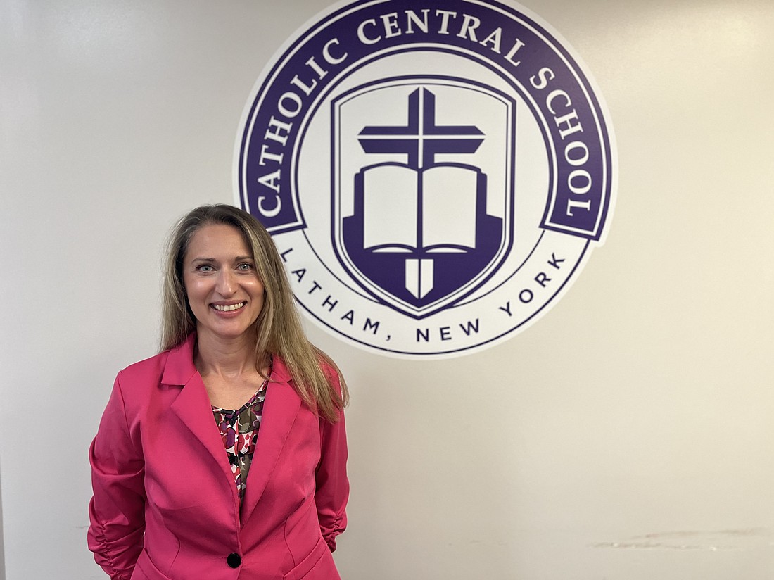 Kristen Campito takes over as principal of Catholic Central School under new model. (Emily Benson photo)
