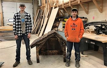  DCMO BOCES students create Nativity scene for the Pastoral Center 