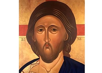 Artist creates Christ the Healer icon