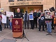 Bishop Scharfenberger rallies against racism in Buffalo 