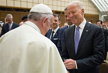 Pope Francis congratulates president-elect Biden