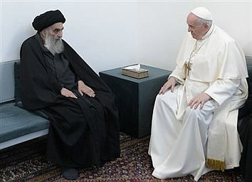 Pope, Iraqi Shiite leader affirm importance of dialogue, respect  