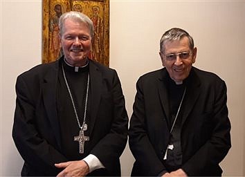 Bishop meets with Cardinal Koch in Rome