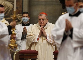 U.S. Cardinal Burke on ventilator due to COVID-19