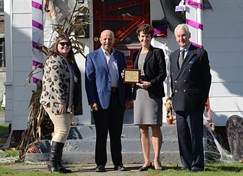 The Joyce House is dedicated in Hoosick Falls