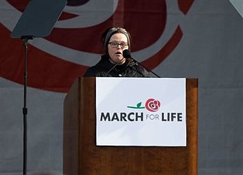 Rally speakers confident about abortion law changes but see work ahead  