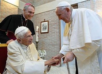 Pope Francis asks prayers for ailing Pope Benedict   