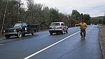 'Rosary Guy' prays for safety of Hoosick Falls commuters