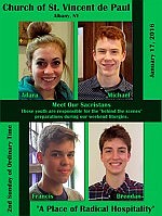 Teen sacristans keep St. Vincent's running