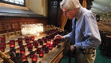 The quiet tradition of lighting candles in churches