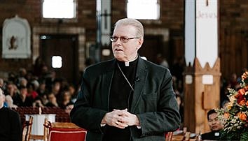 Bishop Scharfenberger, Catholic Schools Week 