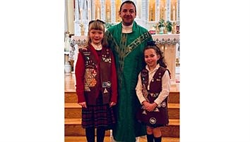 Local Girl Scouts receive "Child Jesus" award