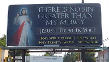 One billboard for Christ in Johnstown 